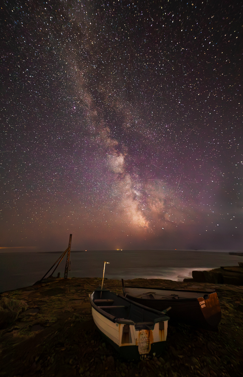 MILKY WAY AND THE BOAT